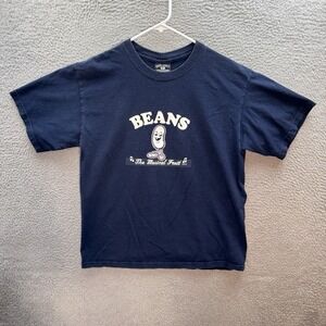 Vintage Steve & Barrys Shirt Adult Large Blue Funny Farts Grunge Skater Y2K Mens